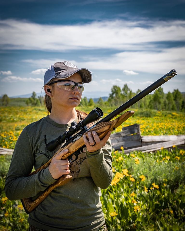 Young woman posing with the Performance Center T/CR22