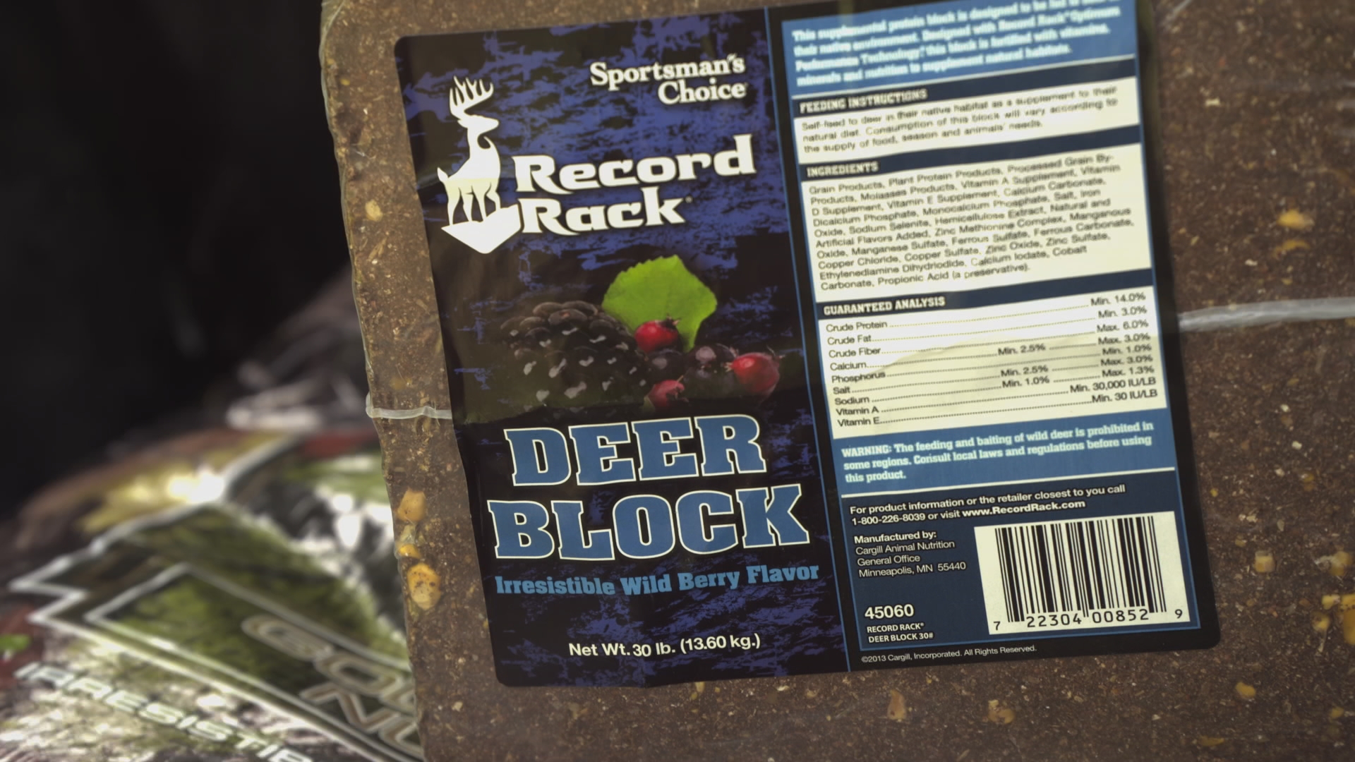 Record Rack Deer Block